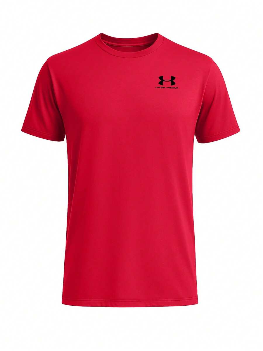 Under Armour Sportstyle Left Chest Men's T-Shirt Red - Red/Black - View 1