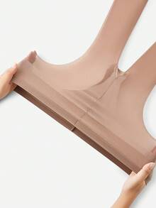 LUVLETTE 1條女士20D性感簡約納龍絲襪 - 杏色 - 查看 7