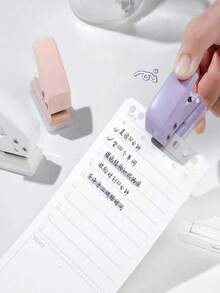 6毫米迷你打孔钳 金属孔打孔器 带碎屑收集器 适用于传单、纸张、塑料卡片、剪贴簿等手工工具，返校季必备，学习用品 - 單一尺寸 - 查看 4