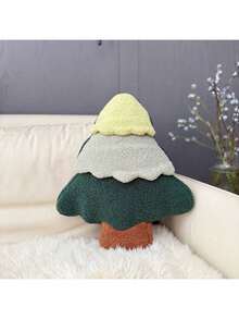 Cirelle 1 pieza Almohada decorativa suave y cálida con diseño de bastón de caramelo navideño, cojín decorativo navideño, almohada para decoración del hogar en época festiva