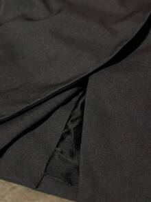 Aveloria Modichic Stand Collar Oblique Placket Blazer, Crafting A High-End Business Look