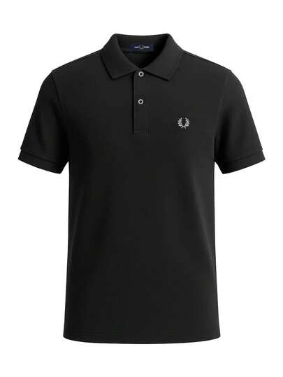 Fred Perry Men's Polo T-Shirt Black