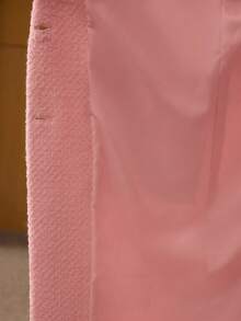 MOTF PREMIUM WOOL LAPEL COLLAR SINGLE BREASTED OVERCOAT - Pink - View 8