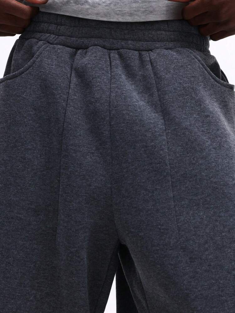 Contrast Hoodie And Sweatpants Set