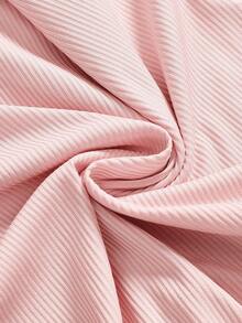 ROMWE 女士罗纹蕾丝吊带背心和短裤休闲睡衣套装，情人节礼物