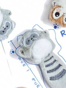 PETSIN 宠物可爱动物玩具宠物狗毛绒发声玩具泰迪熊宠物毛绒玩具互动玩具小狗配件小型犬 - 彩色 - 查看 7