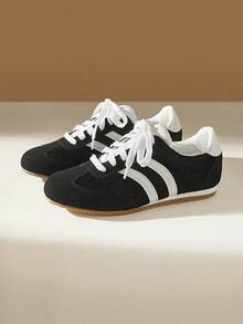 CUCCOO EASI 女士休闲简约一脚蹬运动鞋 - 黑色 - 查看 4