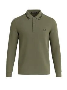 Fred Perry Men's Sports Tees & Tanks Comfortable Versatile Lightweight Travel Daily Weekend Green M3636-W49 - Green - View 1