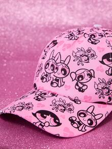 THE POWERPUFF GIRLS X SHEIN Women Baseball Cap - White - View 2