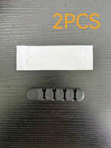 1/2个装，桌面固定式理线器，硅胶材质，可整理和收纳电线，5色创意卡通理线器 - 彩色 - 查看 17