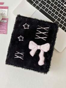Original Ballet Style Bow Plush A6 Card Album Loose Leaf Inner Page Small Card Star Chasing Storage Card Album Back To School