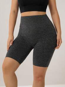 Auralis Quần short thể thao Bermuda Athleisure 3pac cỡ lớn dành cho nữ có thiết kế túi và kiểm soát bụng, quần short liền mạch dành cho nữ, quần short thun bó kiểm soát bụng, quần bó kiểm soát bụng, quần nỉ bó kiểm soát bụng - Nhiều màu - Xem 8