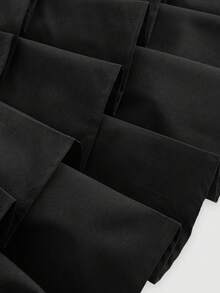 SHEIN MOD Váy midi thắt nơ cổ điển ngọt ngào cho nữ, váy ngắn đen, váy ngắn đen, trang phục dự tiệc sinh nhật, váy dạ hội, trang phục tiệc độc thân - màu đen - Xem 3