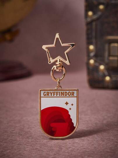 HARRY POTTER X SHEIN 1pc Fashionable Women's Cute Cartoon Pattern Printed Casual Keychain, Niche High-End Versatile, Also Suitable For Bag Charm, Party, Concert, Festival