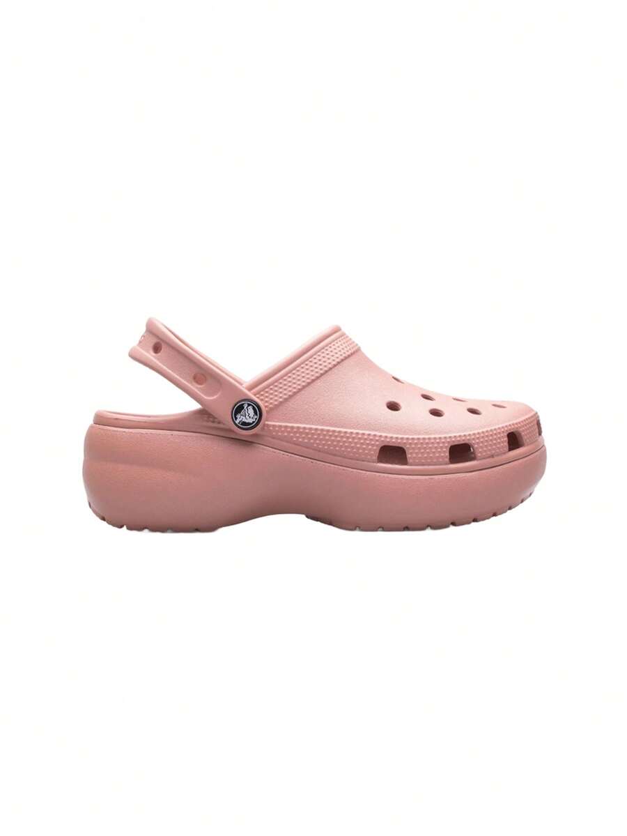 Crocs كلاسيكي منصة وحيد الجنس كلوج وردي 206750 - وردي - مشاهدة 1