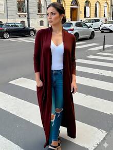 Ensamble Para Mujer Cómodo Ligero Ideal Para Fiesta De Noche Vacaciones Uso Diario. E-043 Sensación De Lujo - Rojo violeta - Ver 1