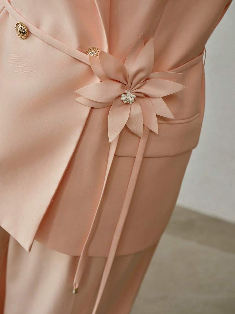 BLAZER FLEURI 3D GRANDE TAILLE PRINTEMPS/ÉTÉ, ÉLÉGANT ET ROMANTIQUE POUR LA SAINT-VALENTIN