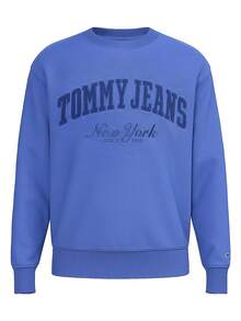 Tommy Hilfiger Varsity Men's Sweatshirt Blue - Electric Blue - 查看 4