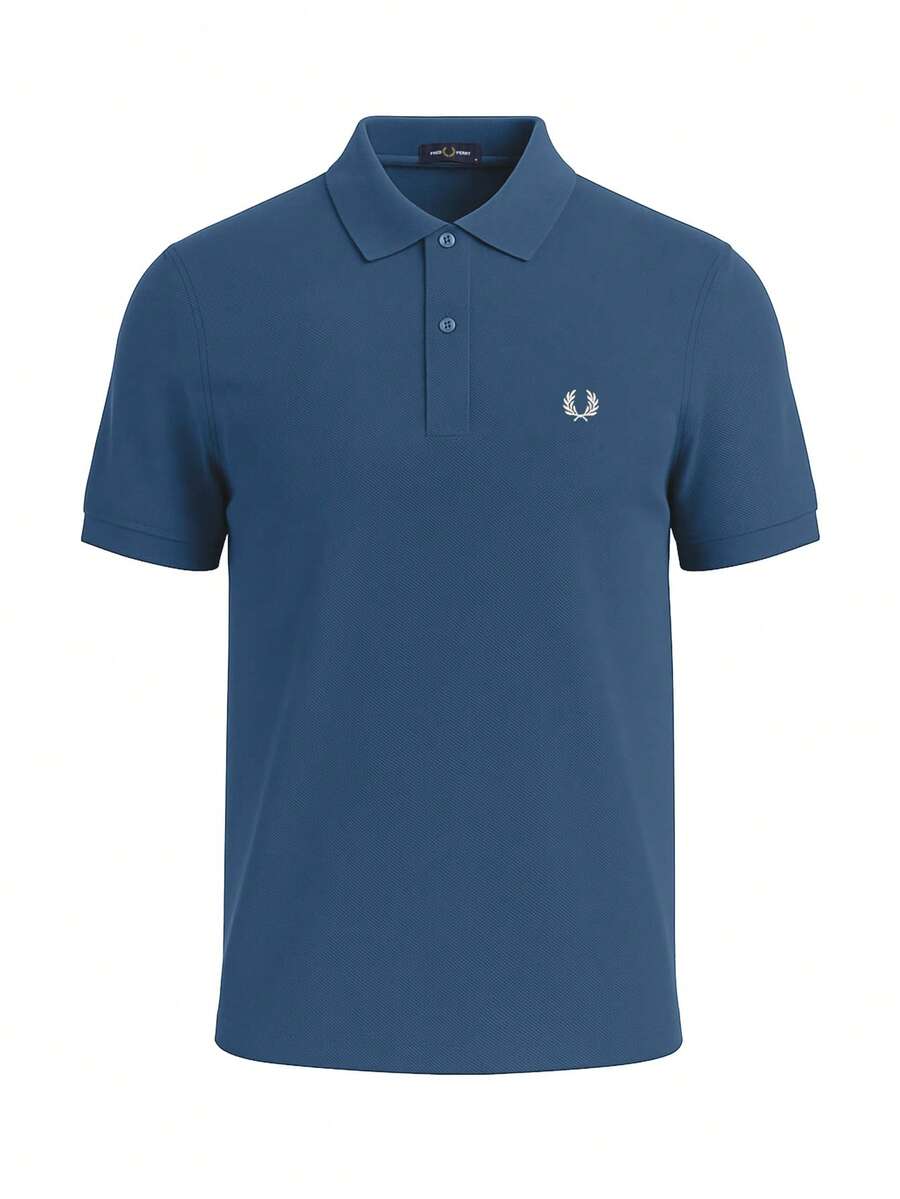 Fred Perry Men's Polo T-Shirt Blue - Dark Blue - View 1