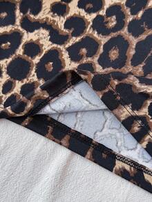 SHEIN Tonårsflickors minimalistiska, avslappnade, affärs-, pendlings-, skol-, sport-, broderad klänning med krage - Marinblå - Visa 7