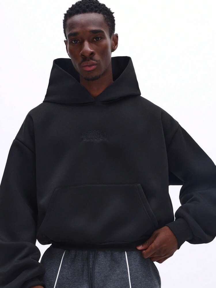 Regular Hoodie With Logo Print