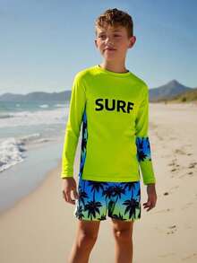 Fantacosmos Tween Boys Green Coconut Tree Print Casual Sporty Swimwear, Suitable For Vacation And Summer Boys Swim Rash Guard Tween Boy Swim Shirt Junior Surf Swimwear Boys Long Sleeve Swim Tween Rash Guards Summer Boy Swimsuit Set Long Sleeve Boys Rash Guard Set Tween Boy Swim Set Summer Vacation Thermal Christmas Holiday Festival New Years Valentines Swim
رمضان
عباياتabaya جلابياتjalabiya جلابيه - Multicolor - View 9