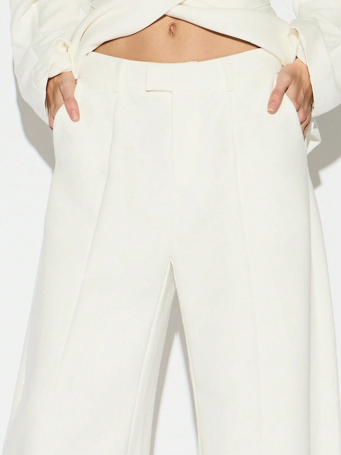 KIZN High Waisted Wide Leg Balloon Trousers