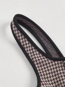 SHEIN MOD Đầm Nơ Bướm Tương phản ràng buộc răng cưa Giải trí - Nhiều màu - Xem 3