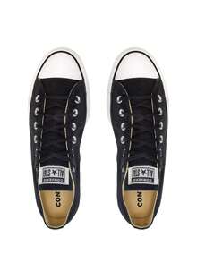 Converse Chuck Taylor All Star Lift Ox Women's Shoes Black 560250C - 黑白 - 查看 4