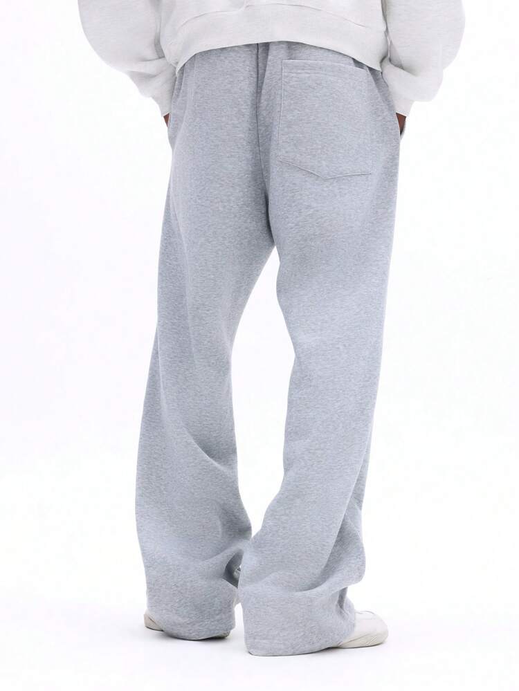 Flare Leg Sweatpants With Red Branding