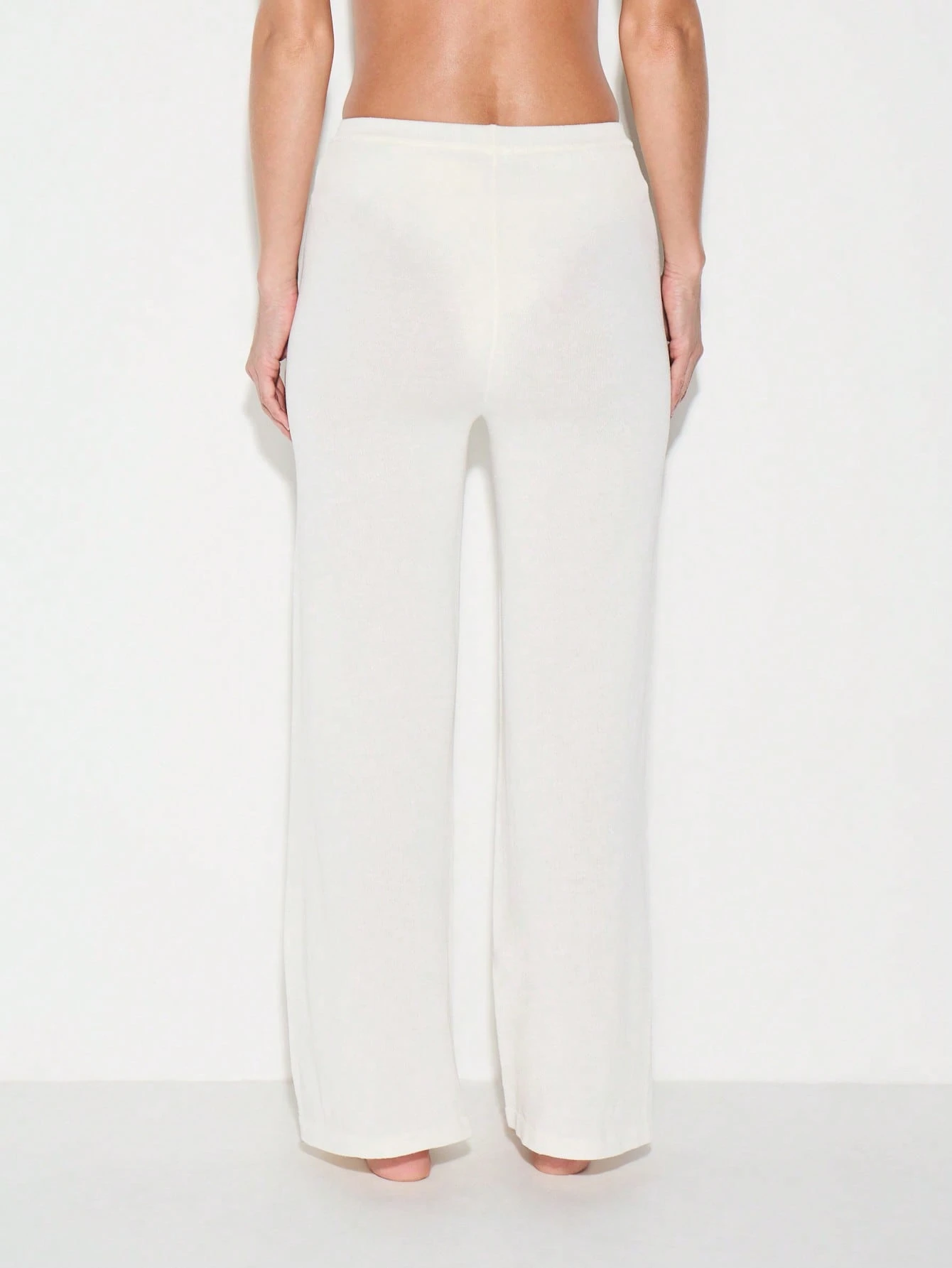 KIZN Wide Leg High Rise Flare Trousers