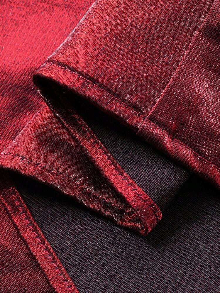 Women's Solid Color High Waist Pleated Elegant & Fashionable Skirt