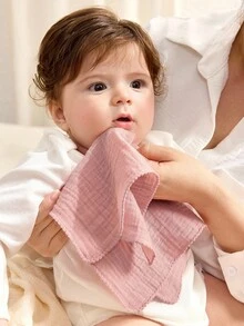 Cozy Pixies Pacote com 5 unidades de toalhas de ombro finas de algodão puro para bebês, ideais para primavera e verão. Também funcionam como babador multifuncional para recém-nascidos e estão disponíveis em diversas cores. Adequadas para todas as estações do ano e possuem certificação Oeko-Tex. - Multicolorido - Ver 6