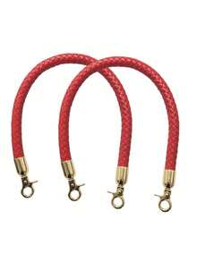 2PCS Woven Chain Straps For DIY Gold Handbag Handles With Spring Clasp Purse/Wallet/Crossbody Bag Repair,Adjustable Length Bag Accessories, Craft Replacement Straps For Bags & Purses Handbag Hardware Accessories - Multicolor - View 16