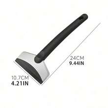 1件装汽车除雪铲，汽车玻璃除冰刮刀，车窗玻璃除冰工具，挡风玻璃除冰刮刀 - 黑色 - 查看 10