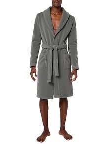Tommy Hilfiger Men's Bathrobe Grey - Grey - View 1