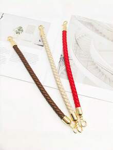 2PCS Woven Chain Straps For DIY Gold Handbag Handles With Spring Clasp Purse/Wallet/Crossbody Bag Repair,Adjustable Length Bag Accessories, Craft Replacement Straps For Bags & Purses Handbag Hardware Accessories - Multicolor - View 14
