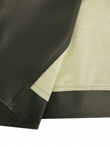 GlowEve CURVE Áo khoác ngắn tay dài cỡ lớn dành cho nữ, Áo khoác mô tô ngắn thời trang đa năng, thường ngày, thích hợp mặc hàng ngày, giúp thon gọn - màu xanh lá - Xem 6