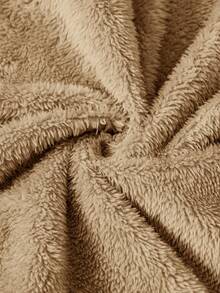 SHEIN 青少年男童休闲舒适百搭保暖连帽加厚冬季外套 - 藏蓝色 - 查看 5