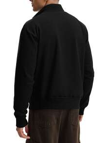 Tommy Hilfiger Men's 1/4 Zip Sweatshirt Black - Black - View 2