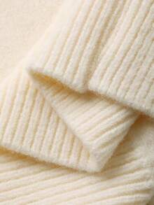 DAZY 女童圆领串珠装饰毛衣，秋季