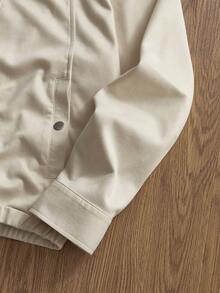 SWAVVY 男士时尚超薄空气层夹克，秋冬款 - 杏色 - 查看 3