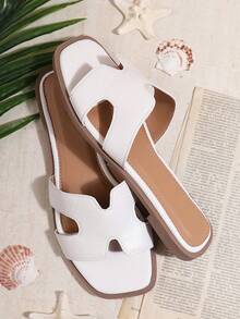 SHUZIA 女士时尚平底凉鞋 度假风 夏季鞋 春季鞋 春假鞋 复活节度假鞋 休闲鞋 沙滩鞋