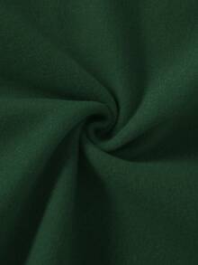 SHEIN LUNE 压印“圣诞快乐”字母卫衣，纯色圆领套头衫，长袖上衣，适合毕业、返校、教师节、秋冬季节家庭定制礼物 - 薄荷綠 - 查看 7