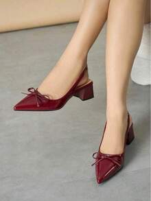 GAN AI Women Pumps - Red - View 1