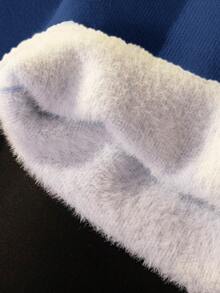 SHEIN 男童休闲保暖高领毛衣，秋冬季