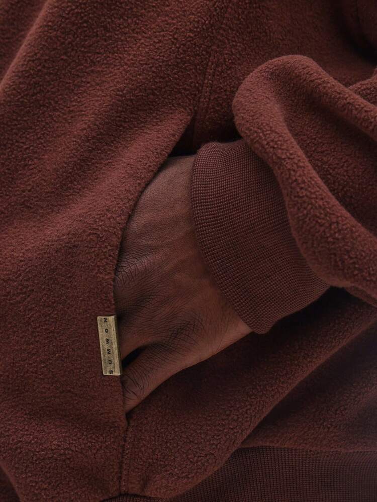 Sweat à capuche zippé en polaire