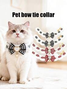 PETSIN 1 宠物领结项圈；宠物针织围兜；宠物项圈；宠物配饰；宠物用品 - 彩色 - 查看 1