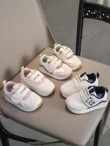 Zapatos mocasines infantiles de cuero sintético con dibujos animados, zapatos para niña, tenis para niño, tenis para niña, tenis de niña, tenis de niño, zapatillas sin cordones para jóvenes, adecuados para actividades al aire libre para el uso diario informal zapatos de niña. - Azul - Ver 10