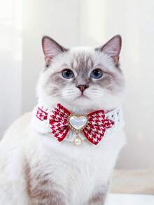 PETSIN 1 宠物领结项圈；宠物针织围兜；宠物项圈；宠物配饰；宠物用品 - 彩色 - 查看 6